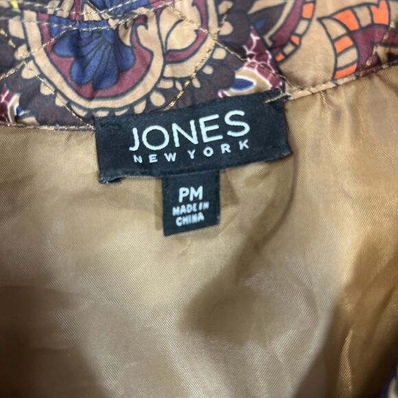 Jones New York Women's PM Multicolored Quilted Light Weight Jacket - Picture 3 of 6